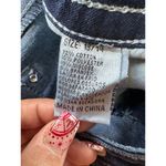 Bamboo  Dark Wash Embellished Rhinestones Studs Cross Pockets Jean Shorts 13/14 Photo 4