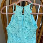 B Darlin B. Darlin mint lace floral halter neck mini dress! Photo 1