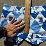 Loudmouth Kansas City Royals Argyle Diamond Women’s Golf Shorts size 2 Blue Photo 6