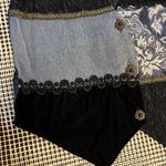 Judy Knapp Vintage vest in various shades of blue by with a printed design SizeS Photo 7