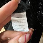 Saylor Black Farrah Velvet Animal Shimmer Sequins V-Neck Wrap Midi Dress MEDIUM Photo 7