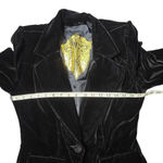 Anthropologie  Jak & Rae Black Velvet Single Button Blazer Photo 1