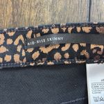 Banana Republic Sz 29 METALLIC Mid-Rise LEOPARD Skinny Stretch Ankle Jeans . NWT Photo 9