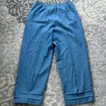 Vintage d.f. II Denim Button Down Top & Pants Set Blue 16 Photo 13