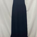 NO COMMENT Elegant Black Women's SIZE LARGE SUNDRESS LASER CUT HEM CLEAN Dress Photo 9