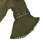 Fury Bell Sleeve Deep V Midi Dress Olive 2X Photo 4