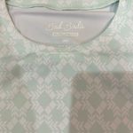 NWT Bad Birdie Women's BadElements Cooling Golf Shirt Light Green Pattern Small Photo 2