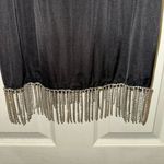 Showpo mimi diamanté dress in black satin size 4‎ Photo 4