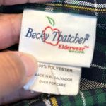 Vintage Becky Thatcher Plaid School Preppy School Girl Skirt Size 18.5 EUC #0408 Blue Photo 6
