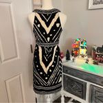 BCBGMAXAZRIA BCBG MaxAzaria Mini Dress size small black and white Photo 7