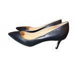 Jimmy Choo Black Leather Women's Pumps, size 38/US 7.5 Photo 2