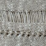 American Eagle  Outfitters Crochet Woven Tassel Fringe Boho Top Oatmeal S Photo 7