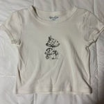 Brandy Melville John Galt Baby Tee  Photo 0