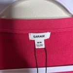 Garage  Pink Ribbed Long‎ Sleeve V-Neck Cardigan Photo 2