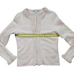 Saks 5th Avenue Belford Saks Fifth Avenue 100% Cashmere Size Medium Pink Cardigan Balletcore Photo 3