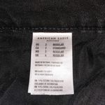 American Eagle Black Button Up Denim Jean Mini Skirt With Pockets Size 2 Photo 1