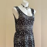 Shosho  NWT SUMMER SKATER DRESS Black & White Paisley Design Cut Out Back SZ XL Photo 1