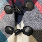 Mixit · One Size · Plaid Hooded Poncho Cape · Toggle Fringe Wrap Outlander Style Photo 3