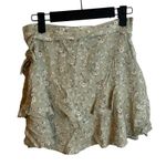 Forever 21 NWT  FLORAL RUFFLE MINI SKIRT Photo 0