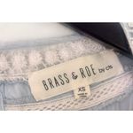 Brass & Roe Embroidered Blue Yellow Orange Lace Floral Boho Mini Dress Size XS Photo 6