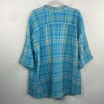 Woman Within  Linen Blend Button-Front Shirt size 18/20 plus size Photo 5