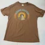 American Eagle  Band Tee XS Small Pink Floyd Metallic Womens Music Rock Photo 0