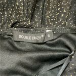 Double Crazy Tulle & Gold Glitter Mini Party Dress Size Small #219 Black Photo 9