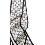 Elegant Gothic Printed Scarves, Fashion Bandana, Retro punk Neck Scarf, Chic Black Photo 1