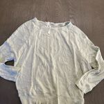 Anthropologie  Sky Green Long Sleeve Damiana Pullover Top Sweater Photo 3