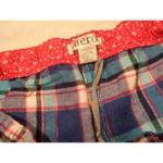 Aeropostale NWOT AERO women's XXS blue/black/pink/white sparkle Plaid pants MSRP $49.99 Photo 2