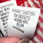 PINK - Victoria's Secret  Pajama Pants Medium Red White Striped Sleep‎ Lounge Photo 3