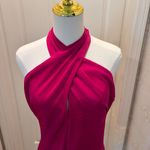 DO+BE  Fuschia Halter Type Satin Mini Dress in Size Medium Photo 1