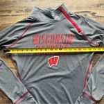 Rivalry Threads  Womens Wisconsin Badgers Offset 1/4 Zip Long Sleeve  Size M 8/10 Photo 2