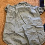 Madewell  blue denim top xs Photo 7