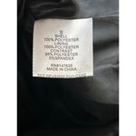 Romeo + Juliet Couture Romeo & Juliet Bomber Jacket Small Black Zip Front Snap Pockets Streetwear Photo 6