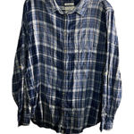 American Eagle AEO Boyfriend Fit Flannel Button Down‎ Shirt Photo 0