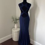 Faviana  Formal/Prom Dress. Classic & Elegant.Navy. Size 0‎ Photo 7