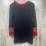 33 Degrees Funky Llama Ugly Christmas Sweater Dress sz XS Colorful Holiday Party Photo 6