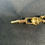 Avon Vintage Christmas Sliding Enamel Charms Bracelet GoldTone 7” Holiday Gold Photo 3