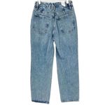 Good American NWT  Straight Leg  90s Icon Duster High Rise Cotton Jeans 0/25 Blue Photo 5