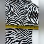 Victoria's Secret Victoria’s Secret top sheer ruffle vintage long sleeve zebra print M Photo 4