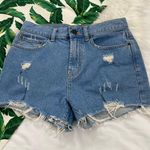 Urban Outfitters UO BDG Girlfriend High Rise Distressed Cutoff Shorts A070 Photo 0