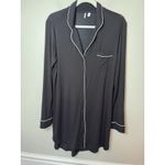 Nordstrom Moonlight Eco Nightshirt Black White Piping Womens Sz S NEW Photo 8