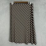White House | Black Market skirt womens small black gold striped Vintage USA Photo 3