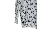CAbi Dotty Inside Out Spot Cardigan Women Small Cotton Button Front 3/4 Sleeve White Photo 6