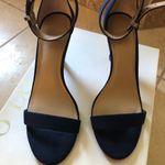 Ann Taylor Blue Suede Heeled Sandals Photo 5