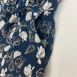 Thakoon Floral Wide Leg Jumpsuit Blue White Black Contemporary Size 4 Photo 5