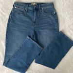 Madewell  Demi-Boot Cut Women's Straight Leg Blue Jeans Photo 1