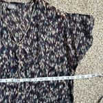 Converse 🦋  One Star Purple Cream Button Down Short Sleeve Sheer Blouse Medium Photo 4