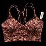 CORE IO Sports Bra Burgundy/Pale Pink Colors‎ Size XS Photo 1